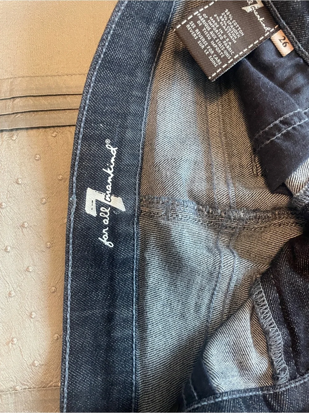 7 For All Mankind Denim Pencil Skirt - size  26